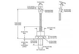Diodes de redressement Tige