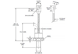 Diodes de redressement Tige