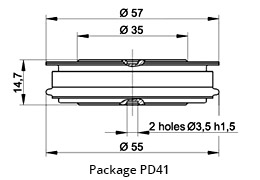Diode de redressement dimensions