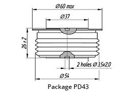 Diode de redressement dimensions