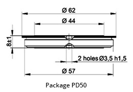 Diode de redressement dimensions