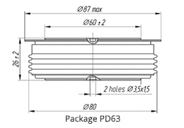 Diode de redressement dimensions