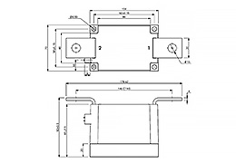 Schéma de circuit du module à Unique diode