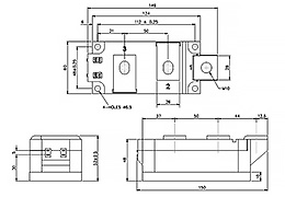 Schéma de circuit du module à Double diode