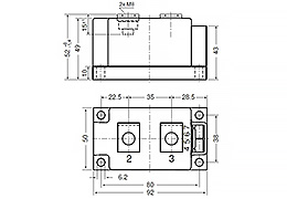 Schéma de circuit du module à Unique diode