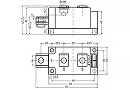 Schéma de circuit du module à Double diode