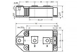 Schéma de circuit du module à Double diode