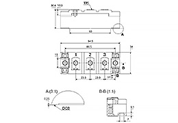 Schéma de circuit du module à Double diode