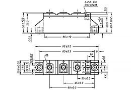 Schéma du module de diode thyristor