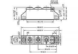 Schéma du module de diode thyristor