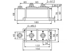 Modules de thyristors MTA