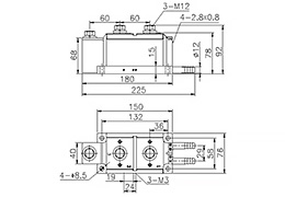 Modules de thyristors MTA