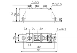 Modules de thyristors MTK