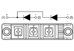 Diagramme de circuit des modules de diodes