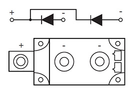 Diagramme de circuit des modules de diodes