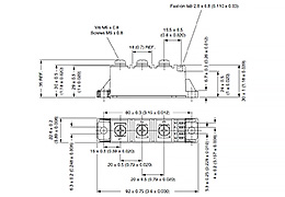 Modules de diodes thyristors