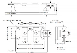 Modules de diodes thyristors