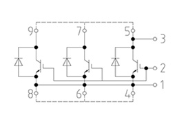Topologie du module IGBT  FZ750R65KE3