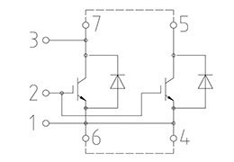 Topologie du module IGBT  FZ1000R33HL3