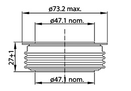 D95-3000-08 Dimensions
