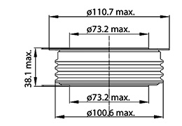 DB3-5000-26 Dimensions
