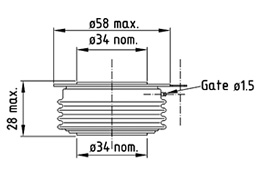 P83-600-08 Dimensions