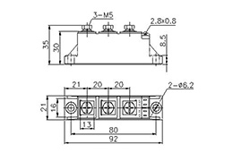 Modules thyristor-diode
