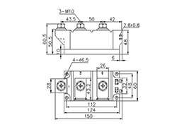 Modules thyristor-diode