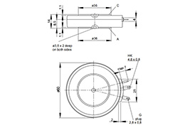 Schéma du thyristor T718N