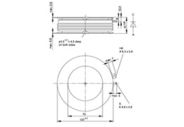 Schéma du thyristor T1401N