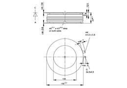 Schéma du thyristor T2601N
