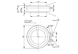 Schéma du thyristor T2159N
