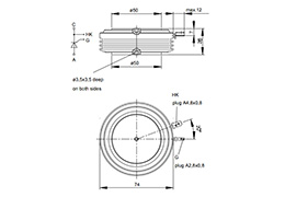 Schéma du thyristor T730N