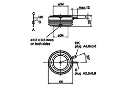 Schéma du thyristor T380N Schéma du thyristor T380N