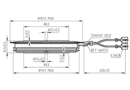 T 989C-3430-14 Dimensions