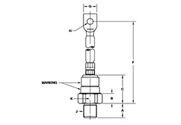 Rectifier diode dimensions