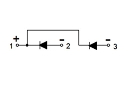 Schéma de circuit du Module à Diode Double CC411699C