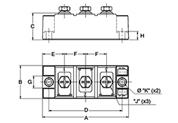 Module à Diode Double CN612016C