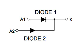 Schéma du circuit du module de diode à simple diode ND4410250E