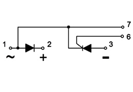 Schéma du Circuit des Modules Thyristor