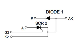 Schéma du Circuit des Modules Thyristor