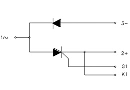 Schéma du Circuit des Modules Thyristor