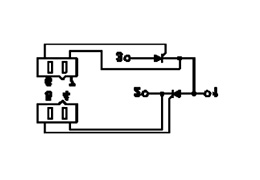 Schéma des modules de thyristors