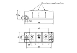 Module de Diode SKKE 162/16