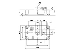 Module de Diode SKKE 330F17 Module de Diode SKKE 330F17