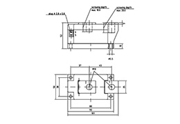 Module à thyristor unique TZ600N16KOF