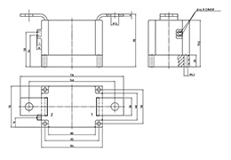 Module à thyristor unique TZ630N28KOF