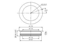 Dessin d'encombrement Dimensions