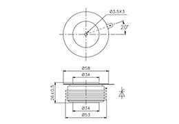 Dessin d'encombrement Dimensions