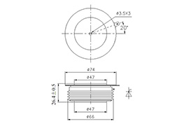 Dessin d'encombrement Dimensions